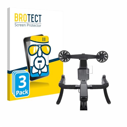 BROTECT Protector Pantalla Cristal para Tacx Neo Bike Smart Protector Vidrio (3 Unidades) - [Dureza 9H, Anti-Arañazos]