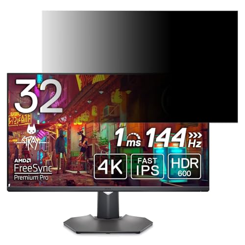 DELL G3223Q 32�C���` 16:9 �Ή� �`�����h�~�t�B���^�[ �v���C�o�V�[�t�B���^�[ �u���[���C�g�J�b�g ���˖h�~ PC �p�\�R�� ���j�^�[ �̂������h�~ ��ʕی�t�B���� �ی�V�[�g ���E�ȒP ���ʎg�p