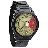 SCUBAPRO Analog Wristwatch-Style Depth Gauge, Imperial Display