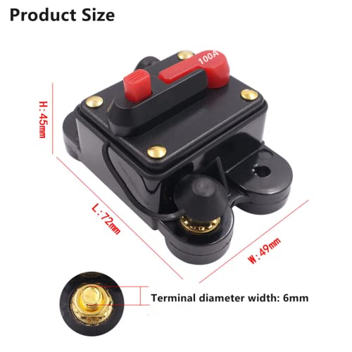 Interruttore di Circuito Automatico,DC 12V-24V