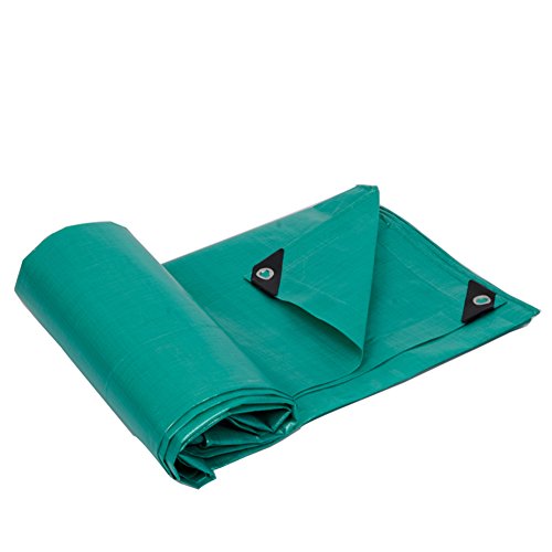 Preisvergleich Produktbild QIANGDA Planen Plane Blatt Warenhaus LKW-Abdeckung Sonnenschirm Tuch Regensicher Wasserdicht, -180 G / M², Dicke 0,35 Mm, Grün, 13 Größen Optional (größe : 2 x 3m)