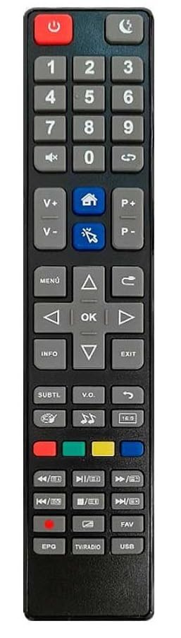 Télécommande compatible avec TD SYSTEMS K50DLX11HS K50DLX11US K58DLX11US K24DLX11HS K32DLX11HS K43DLX11US K40DLX11FS 12886 30604510CXTDS002