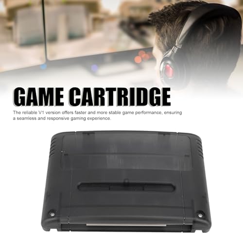 Cartuccia di gioco, scheda di memoria professionale 3000 in 1 da 8 GB, multifunzione ad alta velocità, con backup automatico per console di gioco SNES SFC, colore nero
