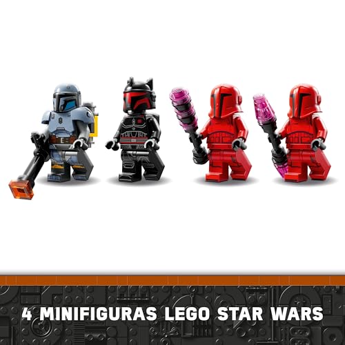 LEGO Star Wars: The Mandalorian Batalla Entre Paz Vizsla y Moff Gideon Juguete de Construcción Coleccionable con Minifiguras, Juego de Fantasía, Regalo para Niños y Niñas de 7 Años o Más 75386 - imagen 5