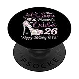 Photo Gallery una regina è nata a ottobre 26 buon compleanno a me festa popsockets popgrip intercambiabile Photo Gallery una regina è nata a ottobre 26 buon compleanno a me festa popsockets popgrip intercambiabile