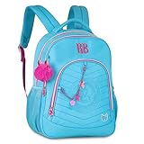 Mochila de Costas '17,5' Rebecca Bonbon Matelassê Azul - Clio Style