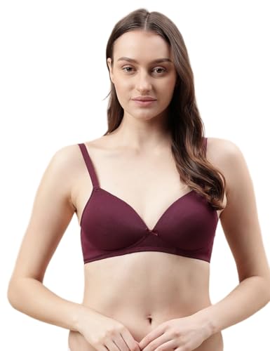 Image of Marks & Spencer NW Solid OPP Bra Berry