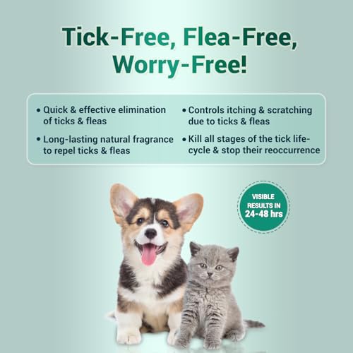 Image of Natural Remedies Combo Nomoticks Xtra Anti-Tick & Flea Body Spray (175ml) + Home Spray (450ml) for Dogs, Cats & Puppies of All Breeds, Daily Use, Natural Ingredients, Safe & Effective (Pack of 2)