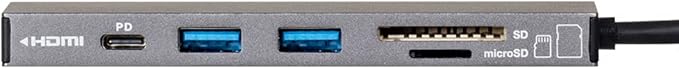 Digio2 PD Estación de Carga USB Type-C Aluminio 15cm Gris Z8789 miniatura 5