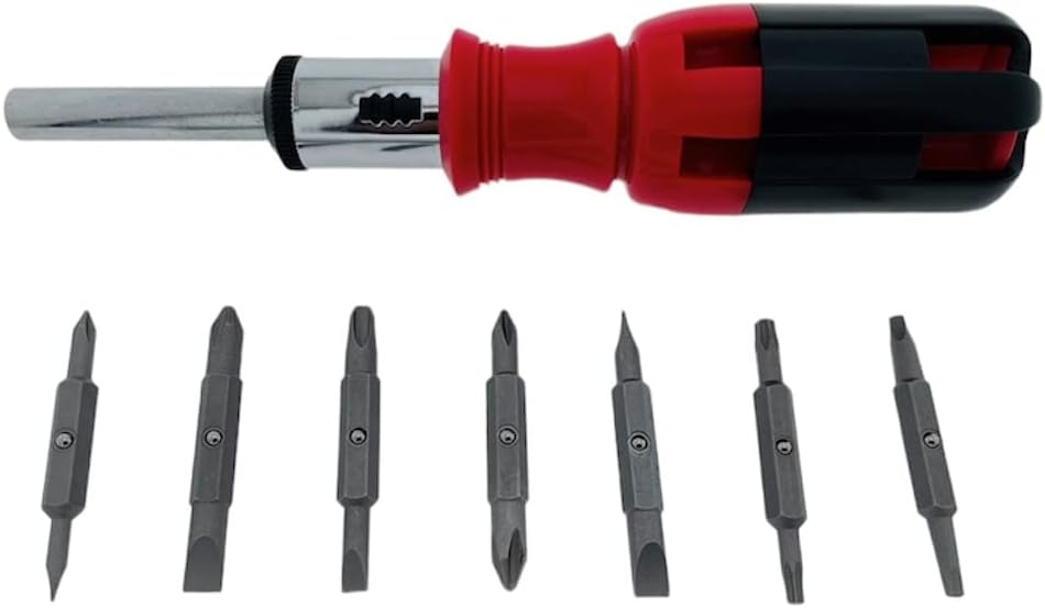 15 in 1 Ratcheting Screwdriver Bit Set Phillips Flat Head Torx Square