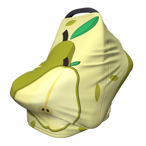 XZDHYZ cartoon pear Versatile full-print Stroller Chair Cover/Nursing Cover, specially designed for your baby, Black