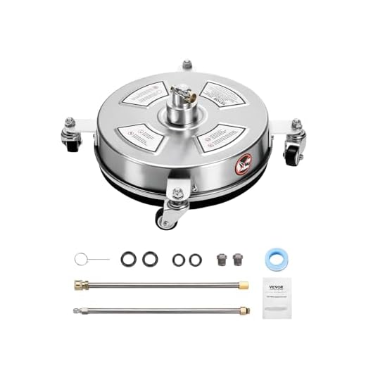 VEVOR 14" Stainless Steel Surface Cleaner