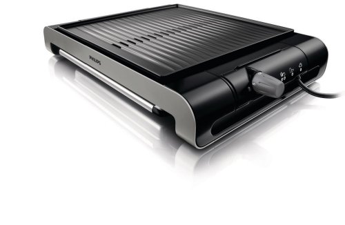 Preisvergleich Produktbild Philips Gril de Table HD4417 / 20 HD4419 / 20, Schwarz / Silber, Big
