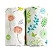 Organic Muslin Swaddle Blanket by Margaux & May - Dandelion & Meadow - 47 x 47 inch Ultra Soft Muslin Swaddle Blankets - Perfect Baby Shower Gift