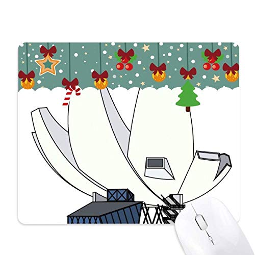 Alfombrilla de ratón para juegos de oficina con estampado navideño artístico