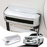 ランドクルーザープラド 150 LC150 2010-2023 後ナンバープレートクロムメッキ装飾フレーム 2022 2021 2020 2019 2018 2017 2016 2015 2014 2013 2012 2011 For Land Cruiser 200 Prado 150 Fj150 外観アップグレード部品 [並行輸入品]