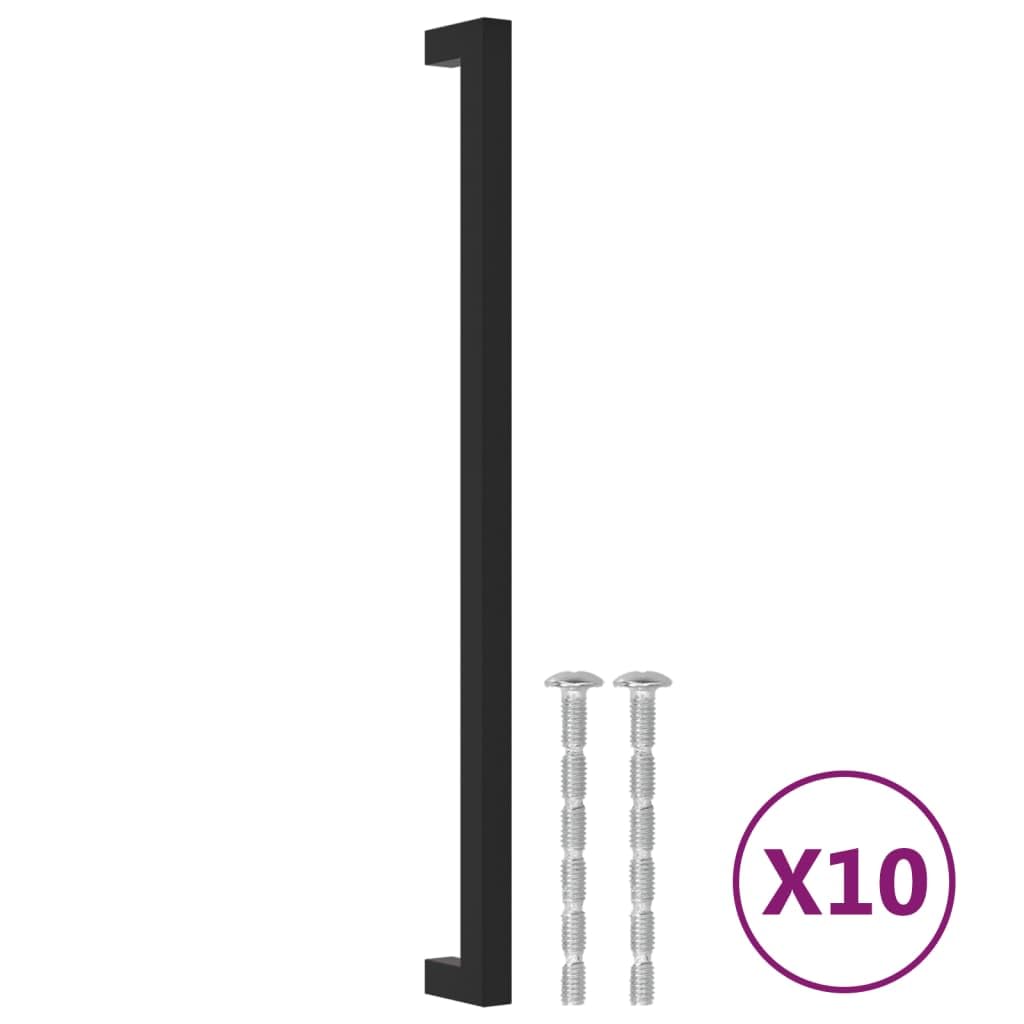 Maniglie per Mobili 20 pz Nere 320 mm in Acciaio Inox,Maniglie Moderne,Maniglie Cassetti,Maniglie per Mobili-3203677