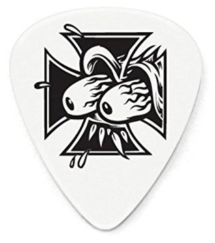 Jim Dunlop œil Croix Picks (Bl41r) Lot de 6 - Les Beatles, Paul McCartney, John Lennon, RIngo Starr, George Harrison Jim Dunlop œil Croix Picks (Bl41r) Lot de 6