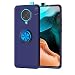 Produktbild TANYO Hülle Geeignet für Xiaomi Pocophone F2 Pro 5G, Ringhalterung Magnetic Car Mount Series, Ultradünn Weich Silikon TPU Handyhülle Und 360 °Drehbarer Halter. Blau