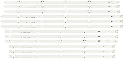 ShopJimmy /Toshiba LC500DUE-SFR2 LED Backlight Strips (12) New