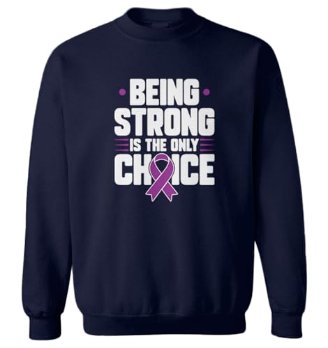 Being Strong is The Only Choice - Toddler Fleece Crewneck Sweater