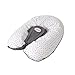 Produktbild CANDIDE - Schwangerschafts- und Stillkissen, multifunktional, 3-in-1, Multirelax, Patentiert, Babywippe, 3-9 kg, abnehmbarer Bezug, Microperlen (Grau/Sterne)
