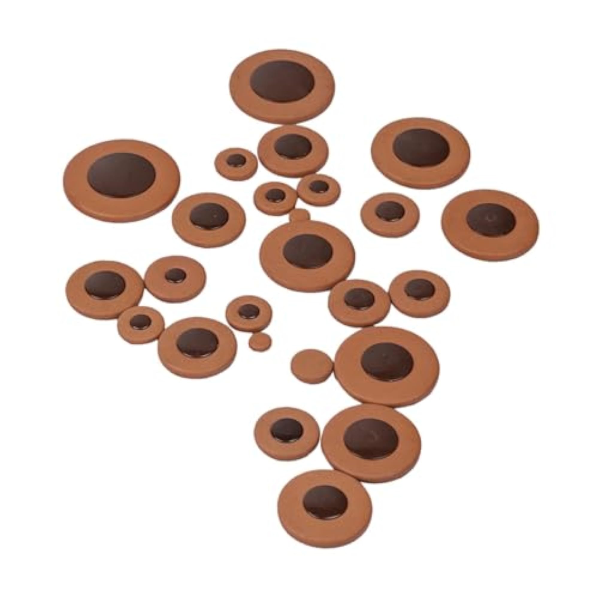 25 Pcs Saxophone Leather Pads Cushion for Alto Accessory