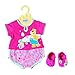 Produktbild Zapf Creation 827437 BABY born Bath Pyjamas & Clogs, Puppenkleidung 43 cm