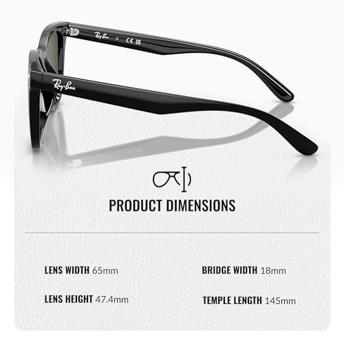 Ray-Ban RB4420 Square Shaped Sunglasses for Men & Women with Official RAYBAN Eyewear Kit4