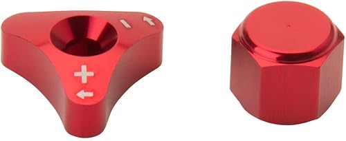 TUSK Billet WP Perillas de ajuste de horquilla rojas para KTM 450 XC-F 2017-2022