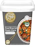 Resto COOK - Fond Brun Lié Demi-Glace Déshydraté 700 g - Jusqu’à 35 L - Base De Sauce Pour...