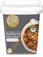 PRÉPARATION DÉSHYDRATÉE ET AROMATISÉE : Fond brun lié demi-glace formulé pour apporter une base aromatique intense, structurée et régulière, adaptée aux sauces brunes classiques, jus corsés, glaçages et montages à la minute en cuisine professionnelle...