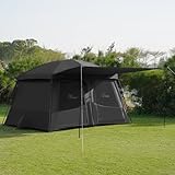 Vidalido Tents，6-8 Person Camping Tent with Extended Vestibule，2 Room Weather Resistant Family Tents，Easy Install Waterproof Outdoor Tent for Backpacking and Camping Hiking