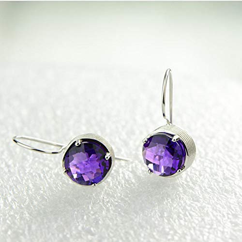 Pendientes de plata 925 MIYUAN con cristales redondos el regalo ideal 3