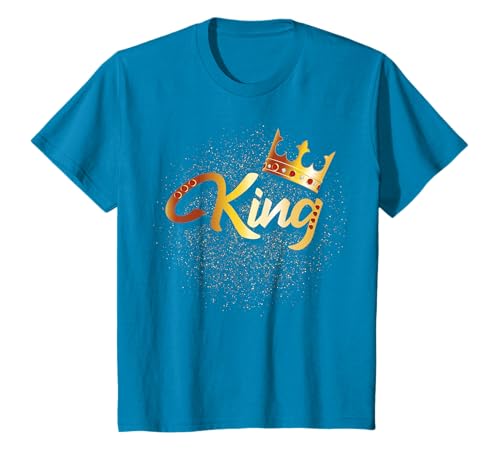 King Shirt Men Boys Matching Couples Him & Her T-Shirt