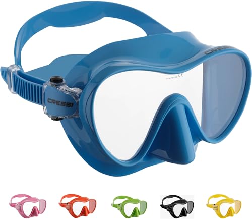 Cressi F1 Mask - Maschera Frameless per Immersioni e Snorkeling,