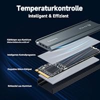 fanxiang Nvme SSD M.2 2280 4TB Interne Festplatte mit Kühlkörper PCIe 4.0, 5000MB/s Lesen, 4500MB/s Schreiben, für Gaming, Videoschnitt, Kompatibel mit Desktop, Spielekonsole (S660) – Ansicht 5