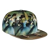 dngser berretto da baseball alla moda, traspirante, con stampa di danza classica, unisex, regolabile, perfetto per viaggi, attività all'aperto, sport, colore: nero, nero, taglia unica