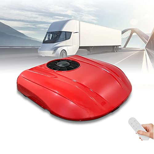Aire acondicionado eléctrico para estacionamiento, 12 V/24 V CC, solo enfriamiento, 8 horas de funcionamiento para autocaravana, furgoneta, caravana, autobús, barco