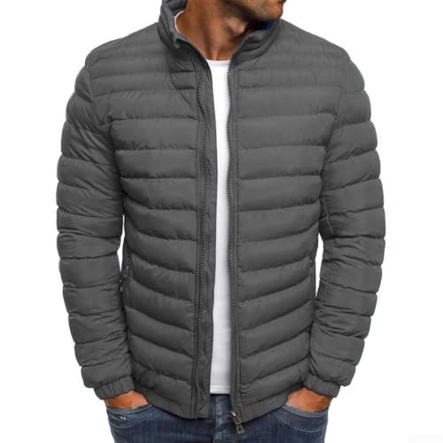 Chaqueta Ligera de Pluma para Hombre L Gris