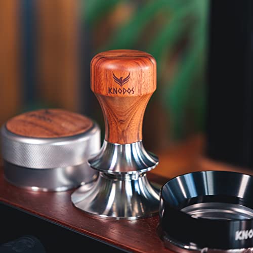 58Mm Espresso Tamper Knodos Adjustable Depth And Spring Loaded Design Calibrated Coffee Tamper With Gift Box (58.35Mm) #TOP4