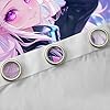 Erosebridal Japanese Anime Window Treatments Drapes, Kawaii Anime Girl Blackout Curtains 42" Wx63 L Cartoon Girl Window Curtains 2 Panel Sets, Japanese Animation Sci Fi Style Decor for Living Room - Image 4
