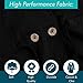 Brobe Post Surgery Robe with 6 Internal Pockets for Mastectomy, Mommy Makeover, Tummy Tuck, Open Heart Surgery (Medium, Black)