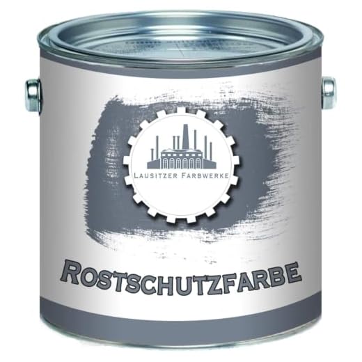 Metall und Holz lack Buntlack MATT 2in1 Lichtgrau RAL 7035 Grau Grundierung+Lack für Innen & Außen Decklack - besonders robust & schnelltrocknend - Lausitzer Farbwerke (2,5 L)
