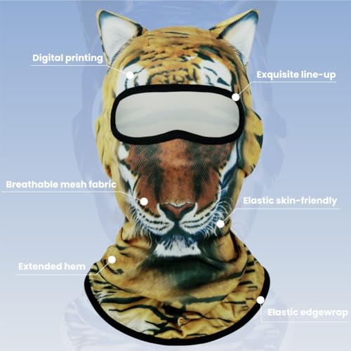 Image of Balaclava Ski Mask for Men 2 Pack Full Face Mask Shiesty Ski Mask Women Motorcycle Summer Face Cover Sun Protection Football