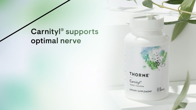Thorne Acetyl-L-Carnitine - 500 mg - Supports Brain Function and Healthy  Nerve Sensations in the Hands and Feet - Gluten-Free, Soy-Free, Dairy-Free 