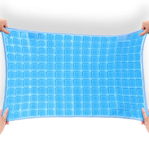 Alfombrilla de refrigeración de gel, plegable, antideslizante, flexible, almohadilla de gel de refrigeración, almohada de belleza, reutilizable, enfriador de cama para el hogar y salón de belleza