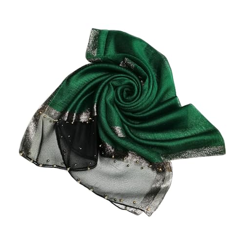 HURESON Lightweight Silk Scarf Elegant Soft Shawls and Wraps for Evening Dresses glitter Scarves for Women for All Seasons