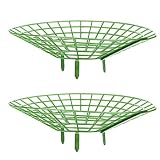 JIAWA Pflanze Klettern Trellis Erdbeere Ständerrahmen Halter Rack-Garden Trellis Unterstützung Grün 2ST Pflanzenstützen für Garten