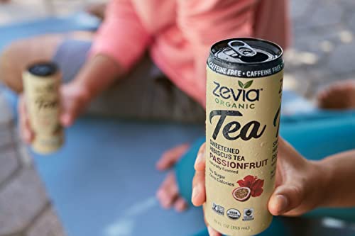 Zevia Organic Sugar Free Iced Tea, Caffeine Free Hibiscus Tea Passionfruit, 12 Ounces (Pack Of 12) #TOP6